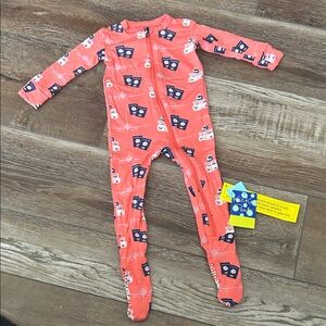 Kickee 9-12mo Kids One Piece Pajama NWT